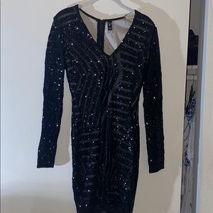Windsor Black Sequin Dress